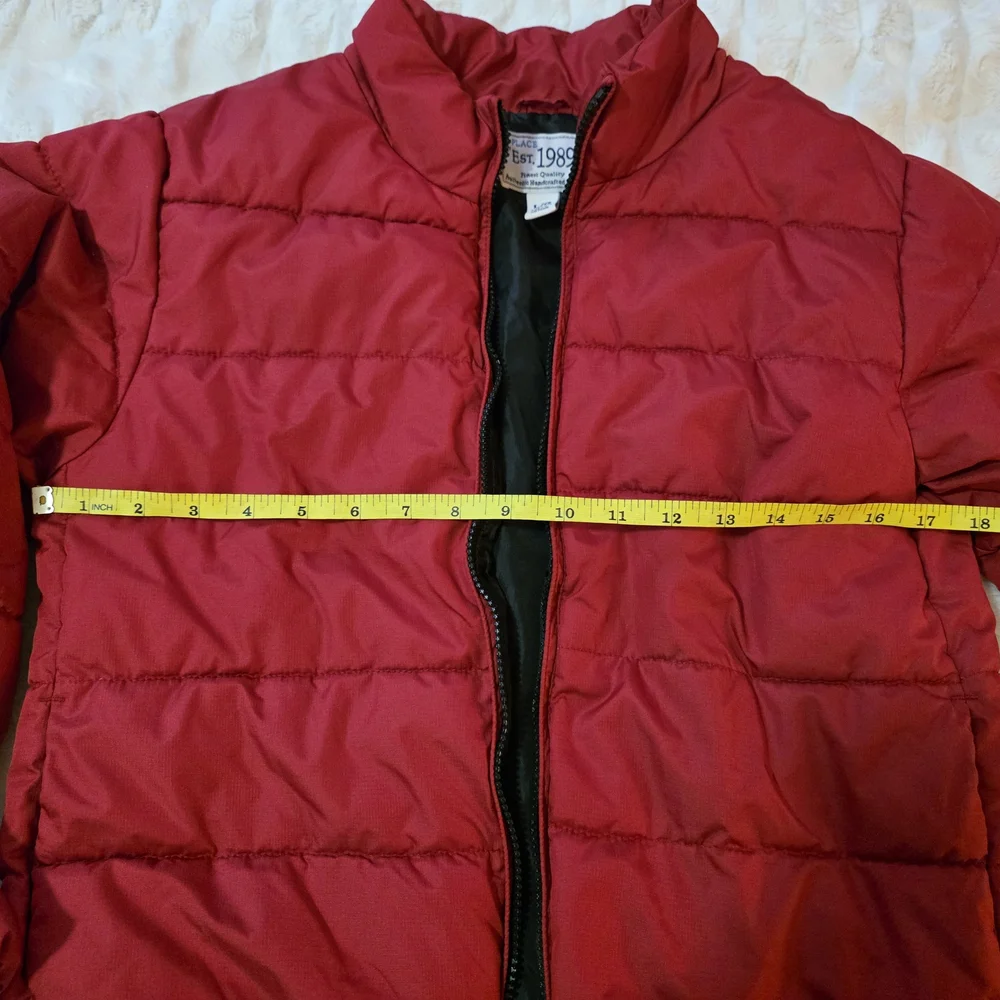 Place Kids‎ Red Puffer Jacket Size 10/12